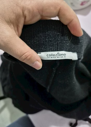 Bol Kesim Gri Kadın Eşofman Altı - Görsel 2