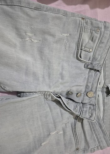 Gri renkte kadın pantolon - Görsel 2