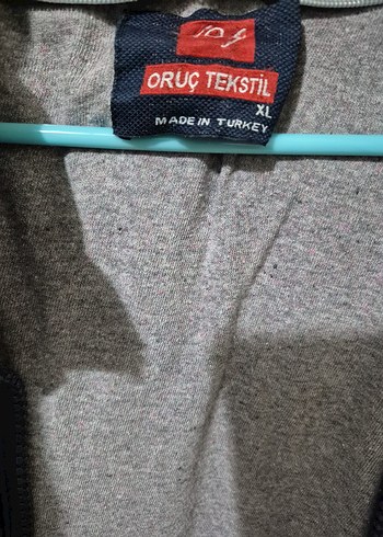 Gri Fermuarlı Yüksek Yakalı Erkek Yelek - Görsel 2