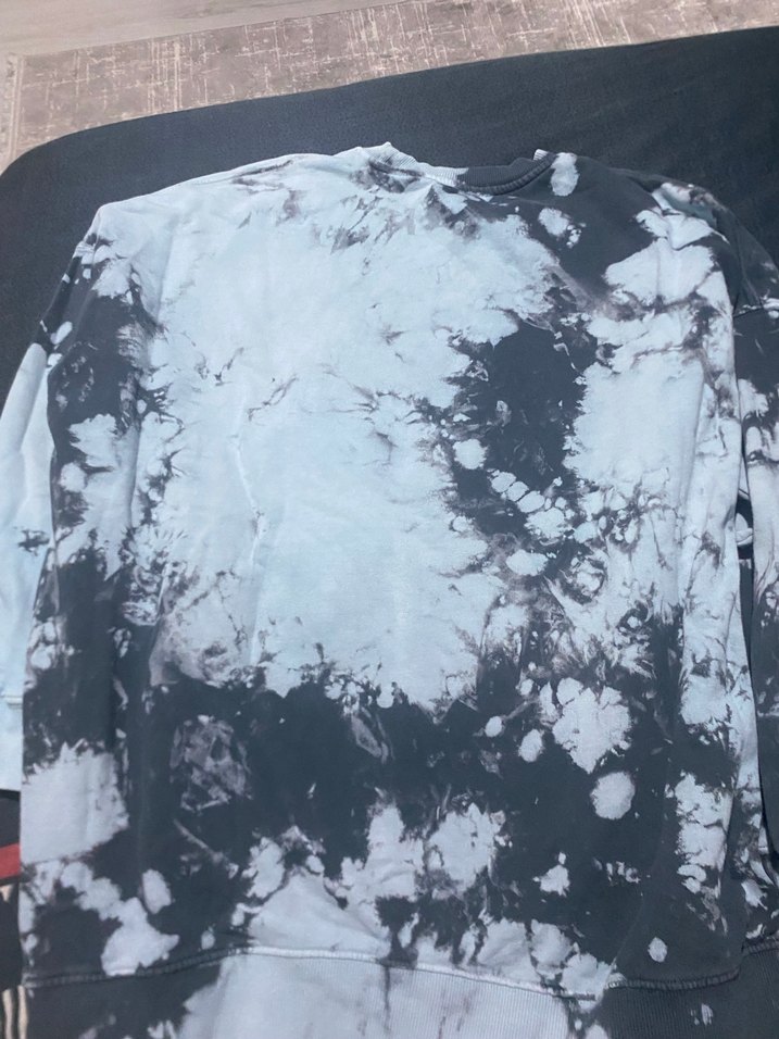 unisexs Gri Kapüşonlu Baskılı Tişört - Görsel 3