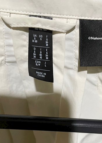 Gri Beyaz  Desenli Fermuarlı Kadın Ceket - Görsel 5