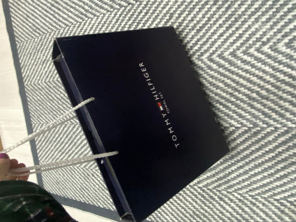 Tommy Hilfiger Mavi ikili set havlu - Görsel 4