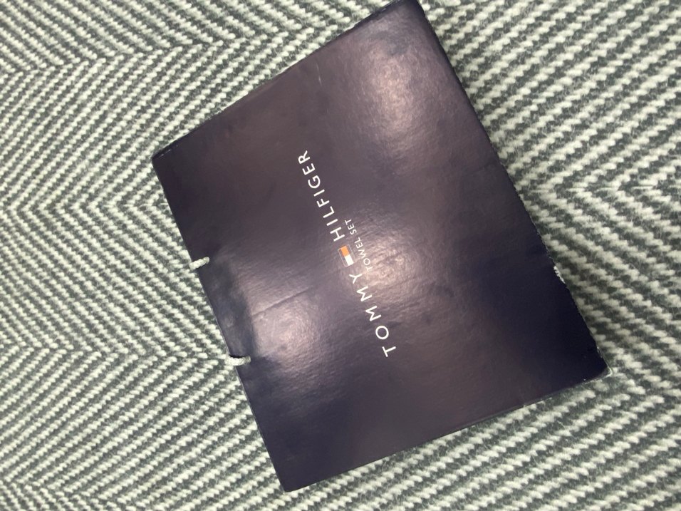 Tommy Hilfiger Mavi ikili set havlu - Görsel 3