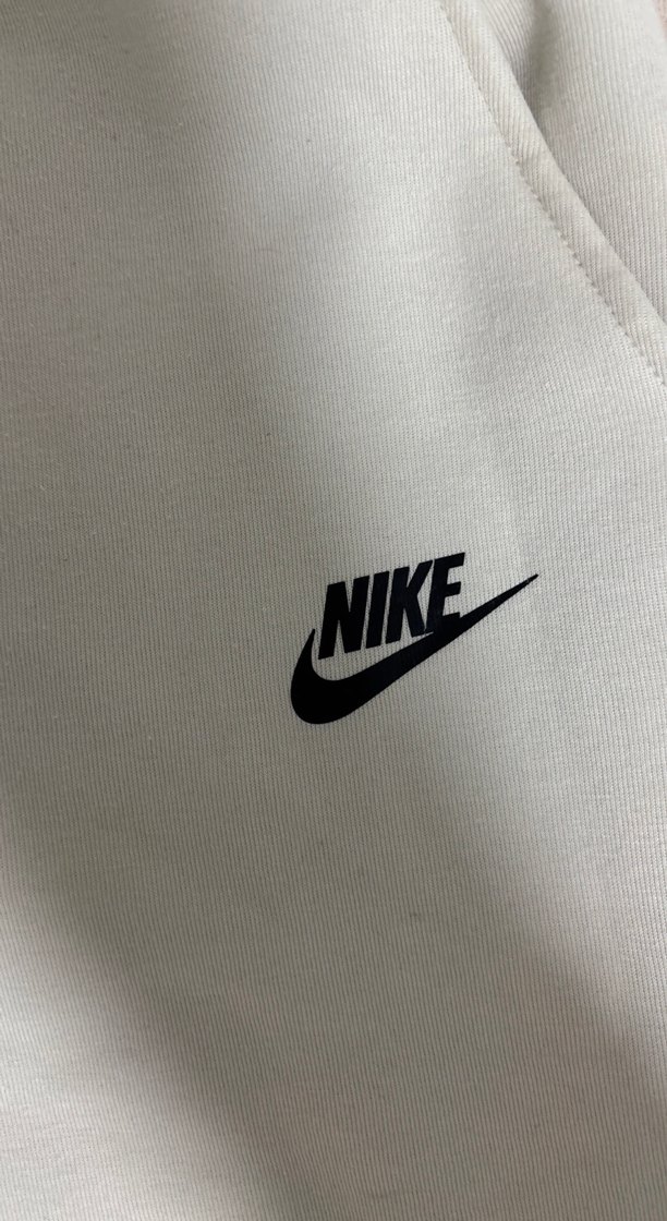 Nike Beyaz Erkek Eşofman Altı Fermuarlı - Görsel 5