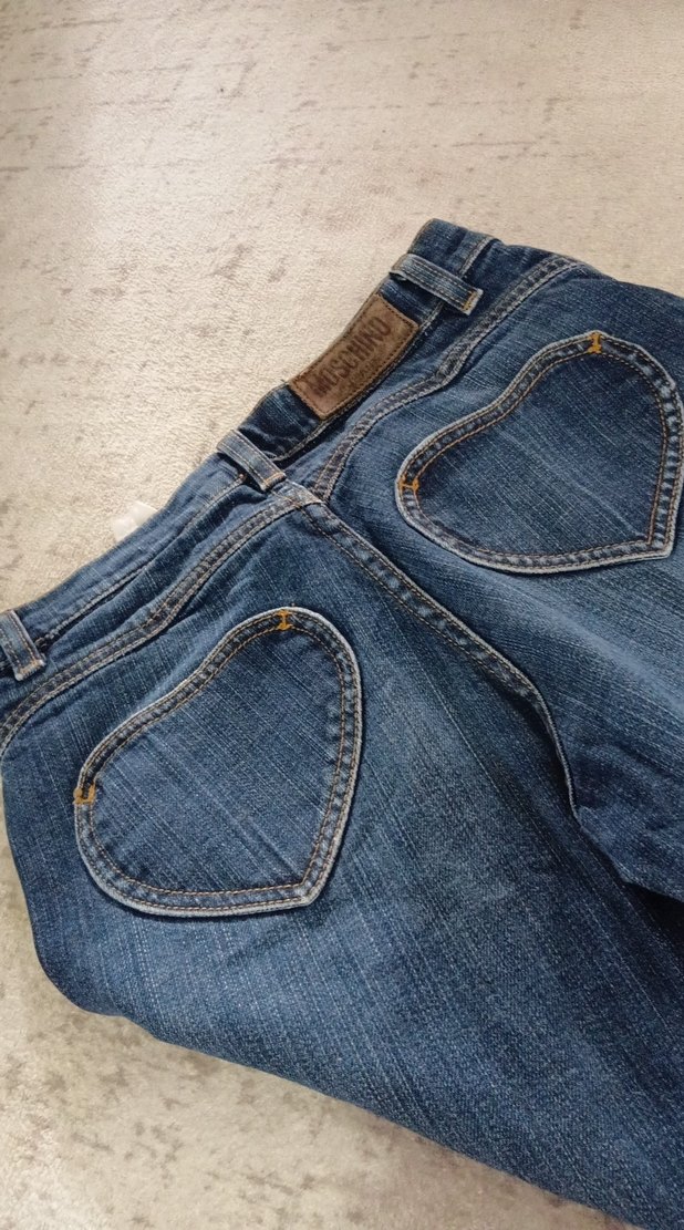 Moschino Jeans Vintage Y2K İspanyol Paça Orjinal — görsel 3/7
