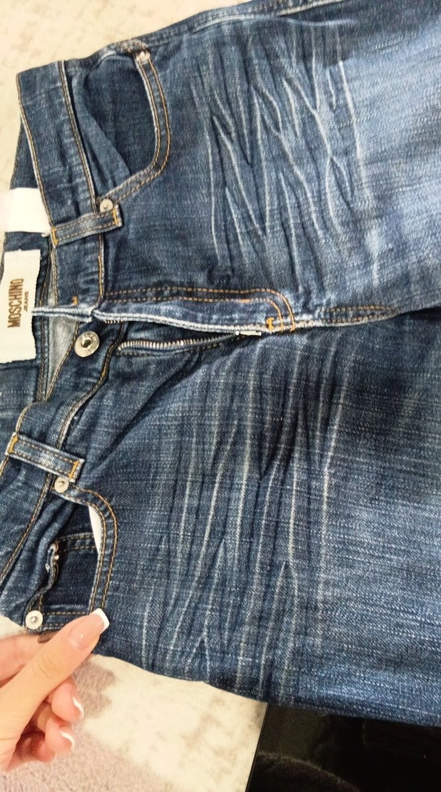 Moschino Jeans Vintage Y2K İspanyol Paça Orjinal — görsel 4/7