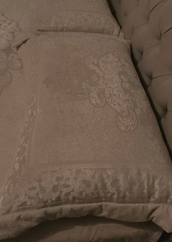 Bej Düz Yatak Örtüsü - Görsel 3