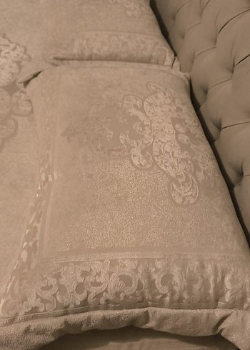 ekru-bej Düz Desenli Yatak Örtüsü - Görsel 3