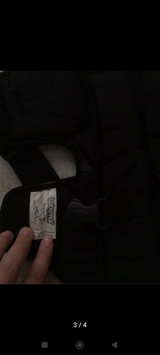 Babymor Siyah Bebek kanguru - Görsel 3