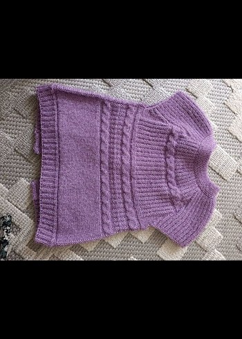 Kız Çocuk Bohem Örgü Hırka-suveter - Görsel 4