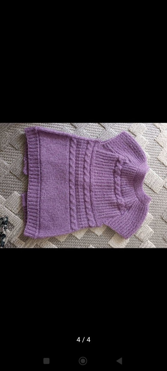 Kız Çocuk Bohem Örgü Hırka-suveter - Görsel 4