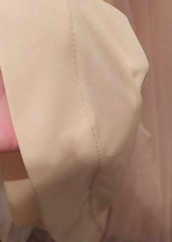 pudra Kollu Drapeli Kadın Elbise - Görsel 6