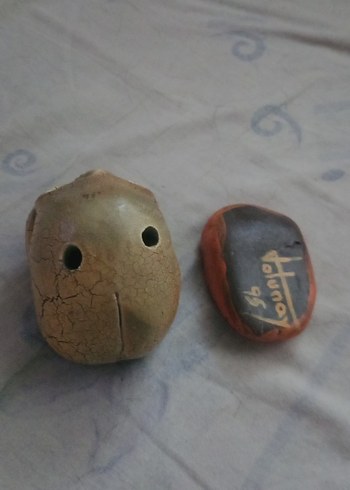 Kahverengi Kafatası ve Kartal Figürlü Dekor - Görsel 3