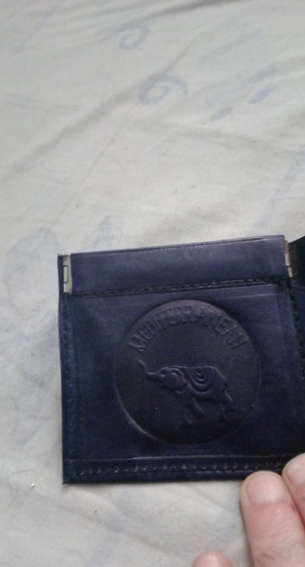 Vintage Lacivert Erkek Cüzdan - Görsel 5