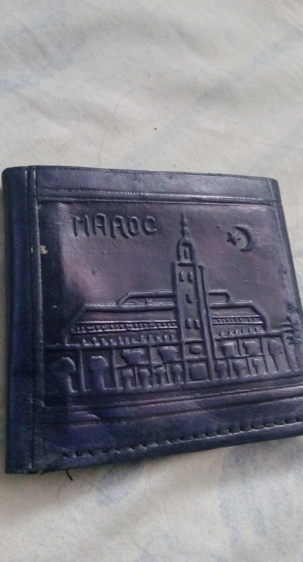 Vintage Lacivert Erkek Cüzdan - Görsel 2