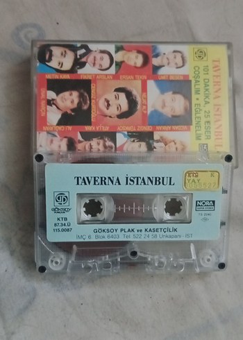 Taverna İstanbul 101 Dakika 25 Eser Kaset - Görsel 4