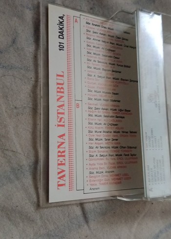 Taverna İstanbul 101 Dakika 25 Eser Kaset - Görsel 6