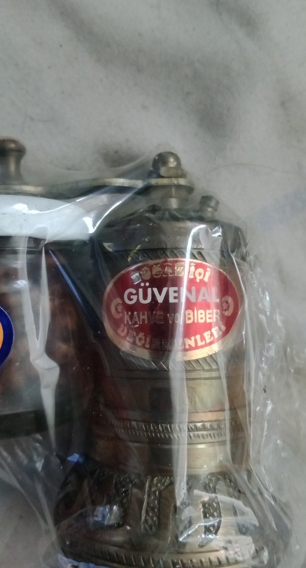 pirinç renkli geleneksel baharat değirmeni seti - Görsel 2