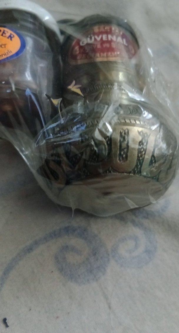 pirinç renkli geleneksel baharat değirmeni seti - Görsel 3