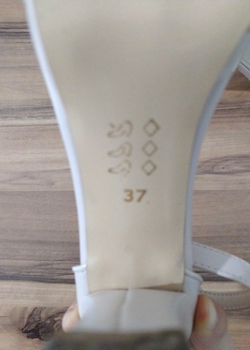 Bej pudra Minimalist Topuklu Kadın Ayakkabı - Görsel 3