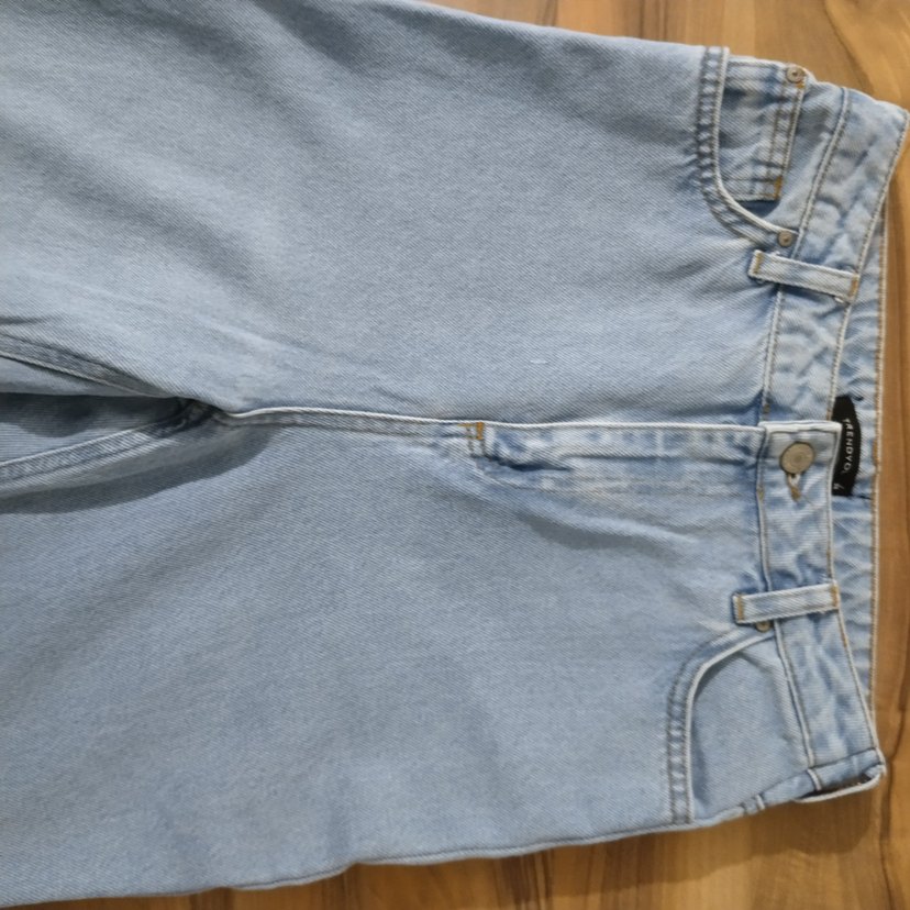 Pastel Mavi Kadın Denim Pantolon - Görsel 3