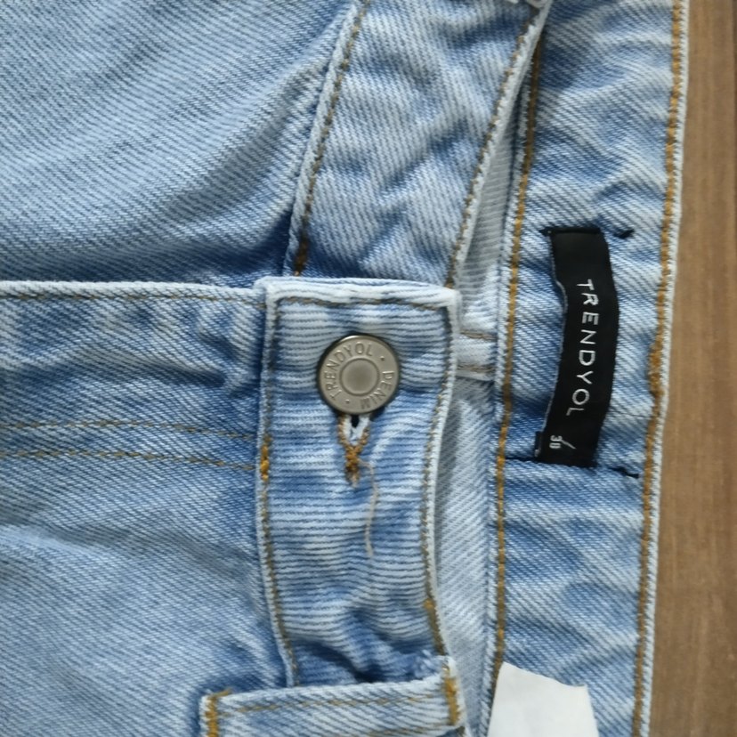 Pastel Mavi Kadın Denim Pantolon - Görsel 4