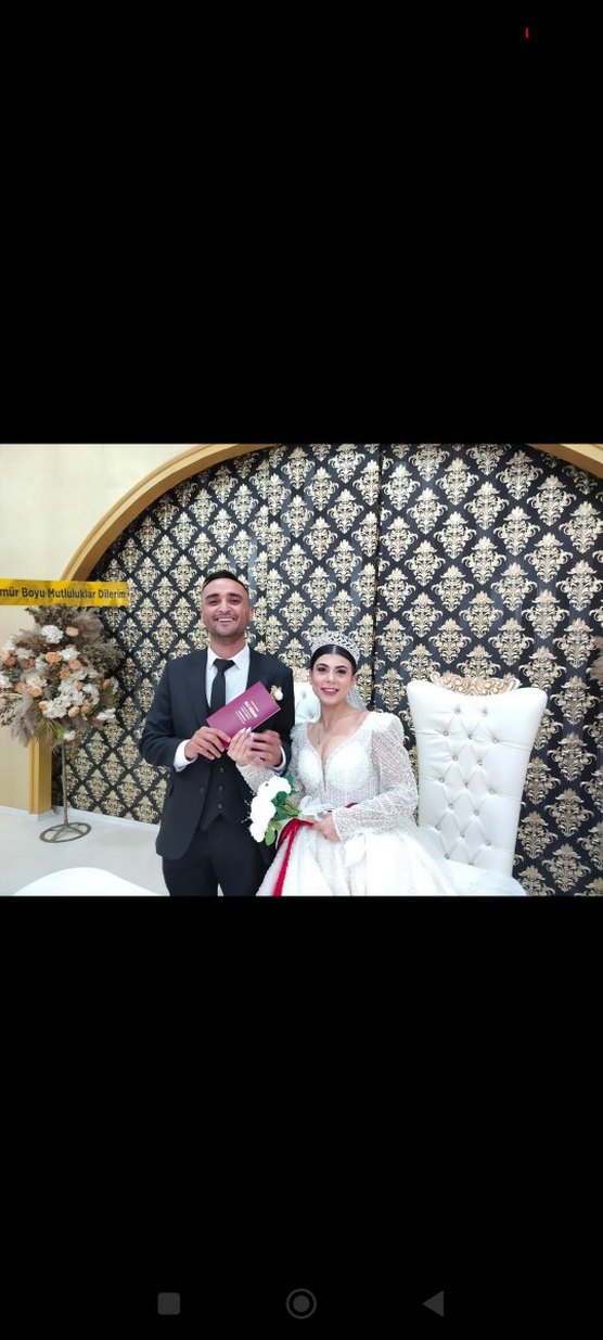 Uzun Kollu Beyaz Prenses Gelinlik - Görsel 5