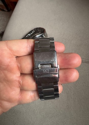 DS marka Parlak Kahverengi Erkek Saat - Görsel 7