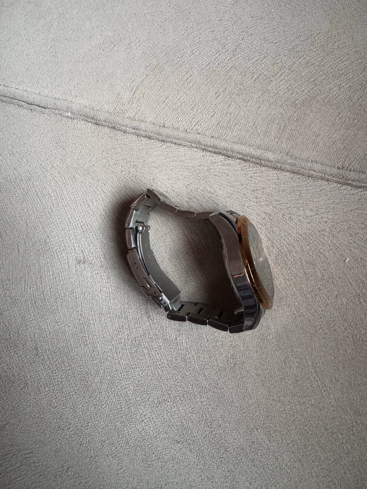 DS marka Parlak Kahverengi Erkek Saat - Görsel 4