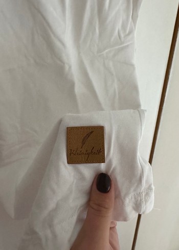 Kleinigheit Beyaz unisex Kısa Kollu Tişört - Görsel 6