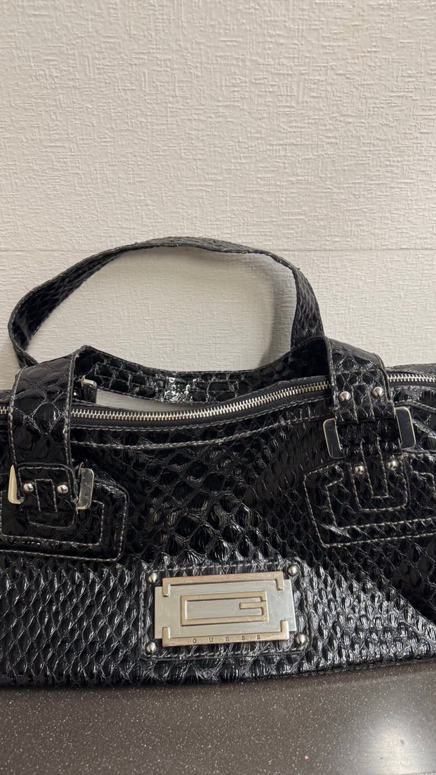 orjinal guess vintage y2k çanta - Görsel 3