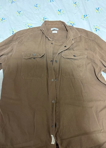 DeFacto Kahverengi Düğmeli Gömlek - Görsel 2