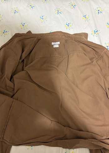 DeFacto Kahverengi Düğmeli Gömlek - Görsel 3