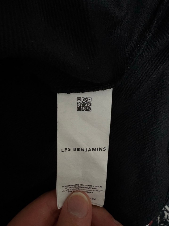 Siyah Kapüşonlu les benjamins sweatshirt - Görsel 3