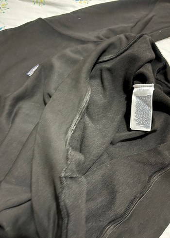 Tommy Hilfiger Siyah Fermuarlı Sweatshirt - Görsel 3