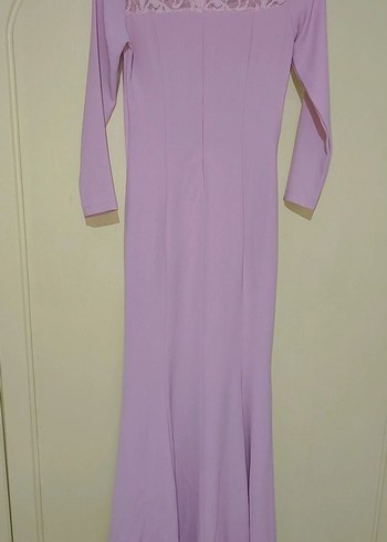 Uzun Kollu Kadın Uzun Elbise - Görsel 2