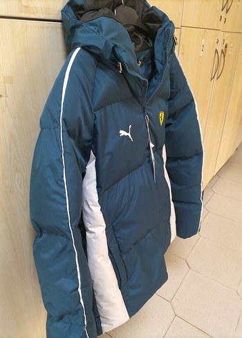 Mavi Fermuarlı Erkek Spor Mont Puma Ferrari - Görsel 3