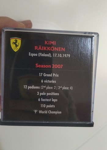 Kimi Raikkonen Ferrari F 2007 - Görsel 5