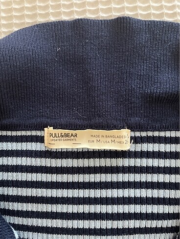 Pull and Bear pull&bear çizgili crop