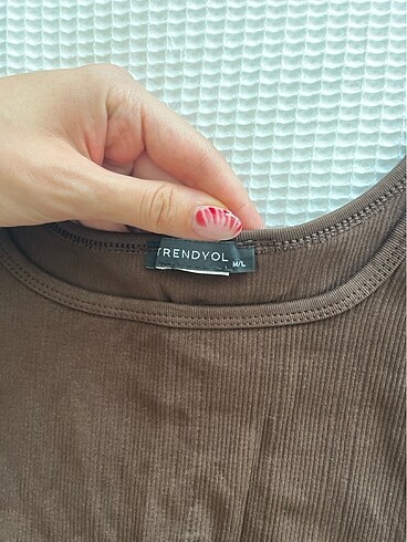 Trendyol & Milla trendyolmilla uzun kollu fitilli crop