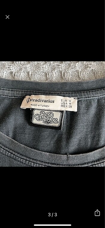 m Beden STRADIVARIUS THE WIZARD OZ baskılı tshirt