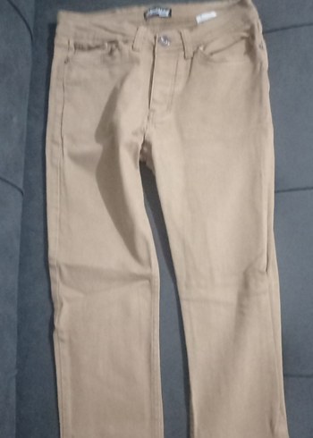 Bej Erkek Çocuk Dar Kesim Pantolon - Görsel 2