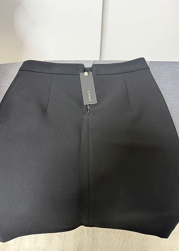 Siyah Kadın Midi Kalem Etek - Görsel 2