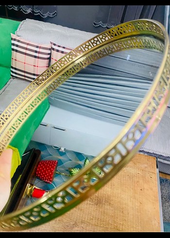 Zara home pirinç tepsi - Görsel 2