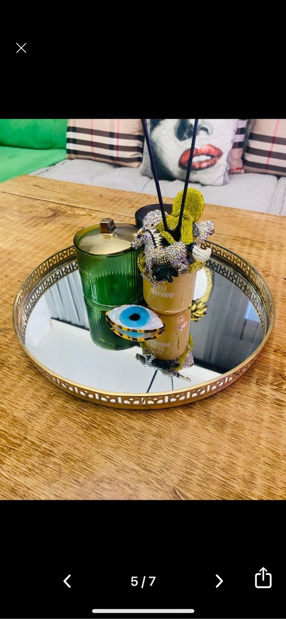 Zara home pirinç tepsi - Görsel 5