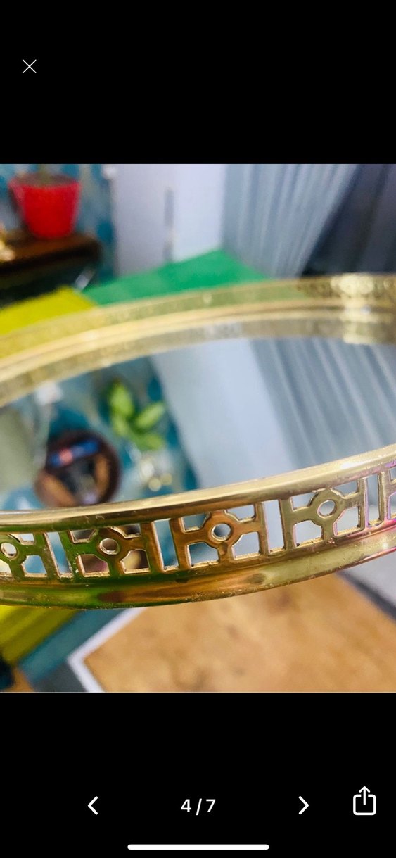 Zara home pirinç tepsi - Görsel 4