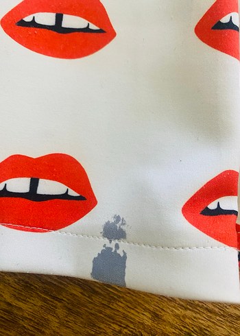 Renkli Baskılı Pilili Mini Etek - Görsel 2