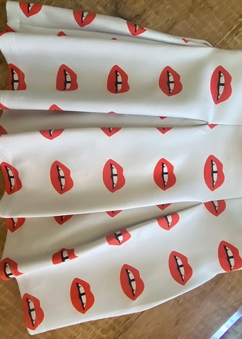 Renkli Baskılı Pilili Mini Etek - Görsel 4