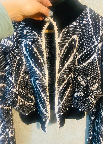 Şal desen hırka - Görsel 3