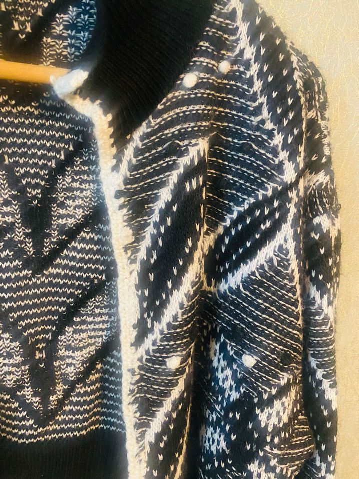 Şal desen hırka - Görsel 2